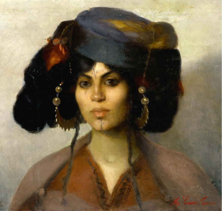 Marie Caire-Tonoir Femme de Biskra • 1898 [ Musée du Quai Branly, ©Musée de la Vallée à Barcelonnette